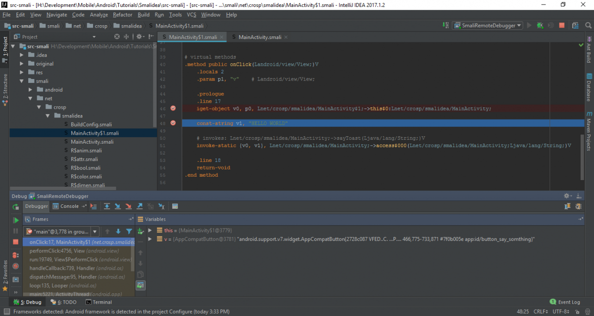 step by step debug android studio step by step debug android studio